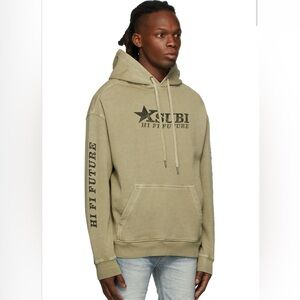 KSUBI HI FI BIGGIE HOODIE IN FADED KHAKI